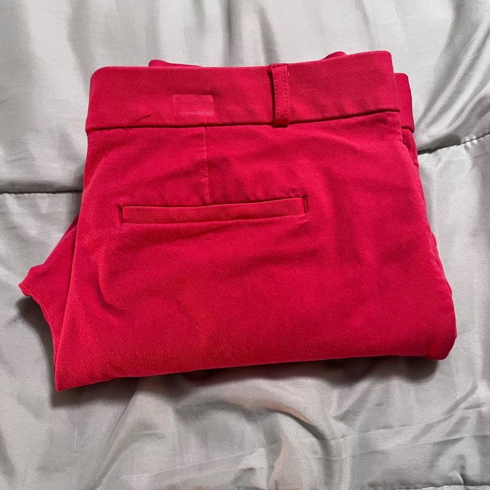 Banana Republic creamy coral work slacks